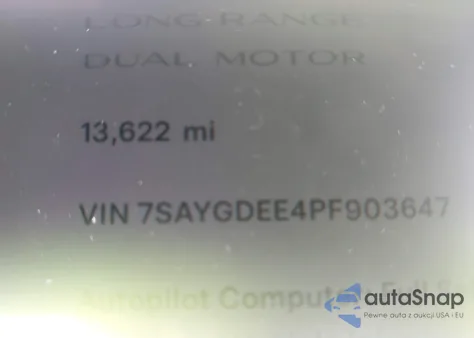 2023 Tesla Model Y Awd/Long Range Dual Motor All-Wheel Drive из США, поврежденный, VIN 7SAYGDEE4PF903647